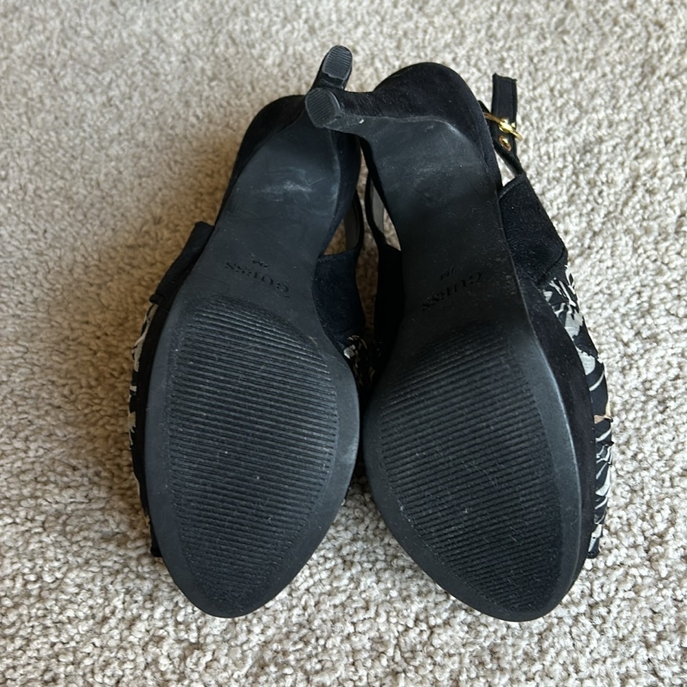 GUESS ANIMAL PRINT PLATFORM STILETTOS - Picture 5 of 5